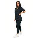 zittro Filipina Médica Lycra Mujer Negro M80202-001