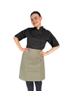 zittro Medio mandil delantal chef Verde Cemento. R92351-333