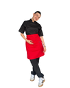zittro Medio mandil delantal chef Rojo. R92351-660