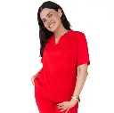 zittro Filipina Médica Lycra Mujer Rojo