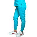 zittro Pantalón Médico Lycra Jogger Mujer Turquesa M81204-330