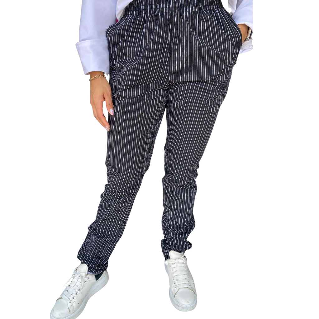 [R91202 010 ECH] zittro Pantalón Chef De Rayas Mujer.  (ECH)
