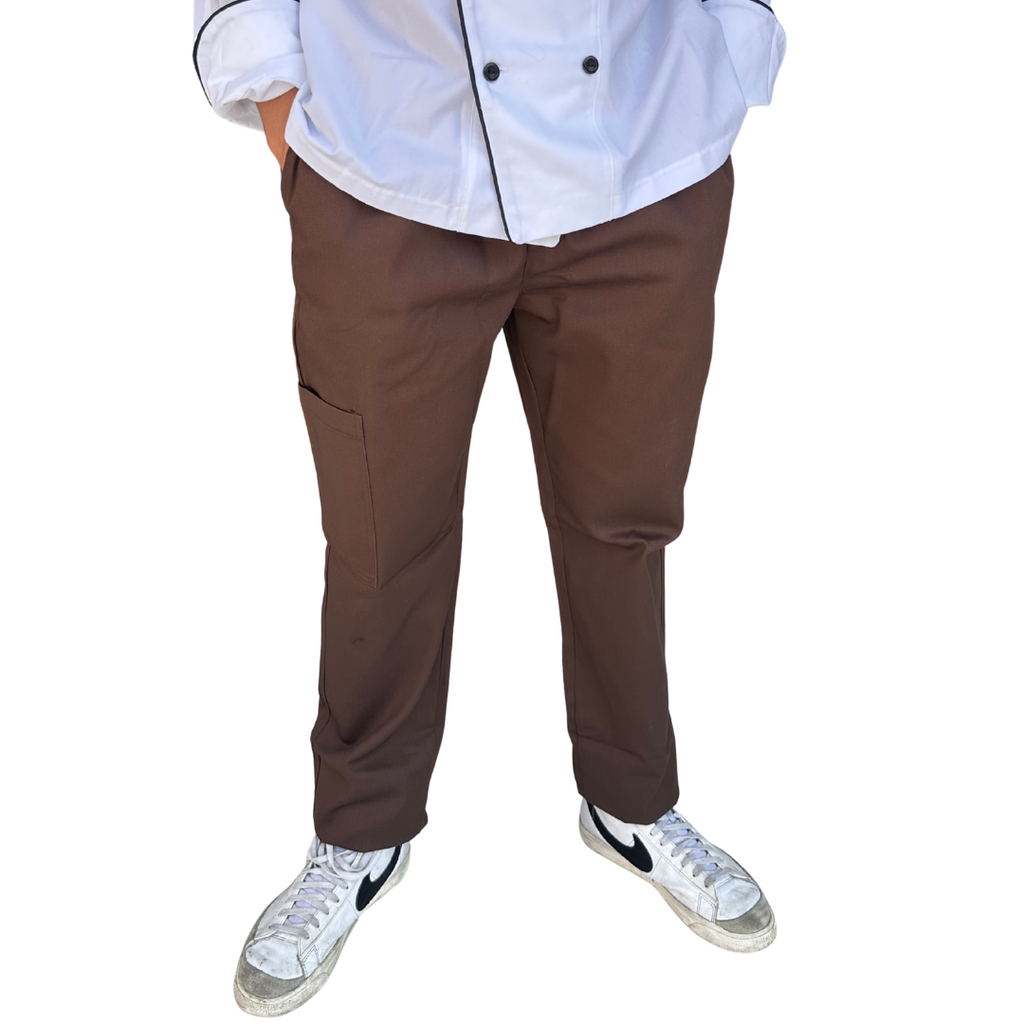 [R91104-200 ECH] zittro Pantalón Chef Hombre. Chocolate R91104-200 (ECH)