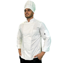 zittro Filipina Chef Hombre Blanco Liso