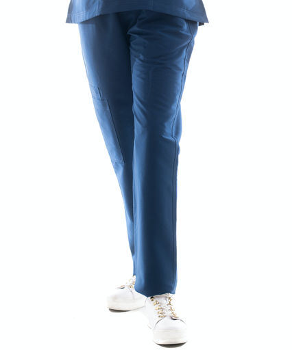 zittro Pantalón Médico Stretch Recto Mujer Marino