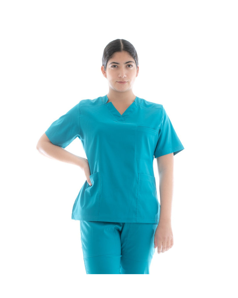 zittro Filipina Médica Stretch Mujer Turquesa