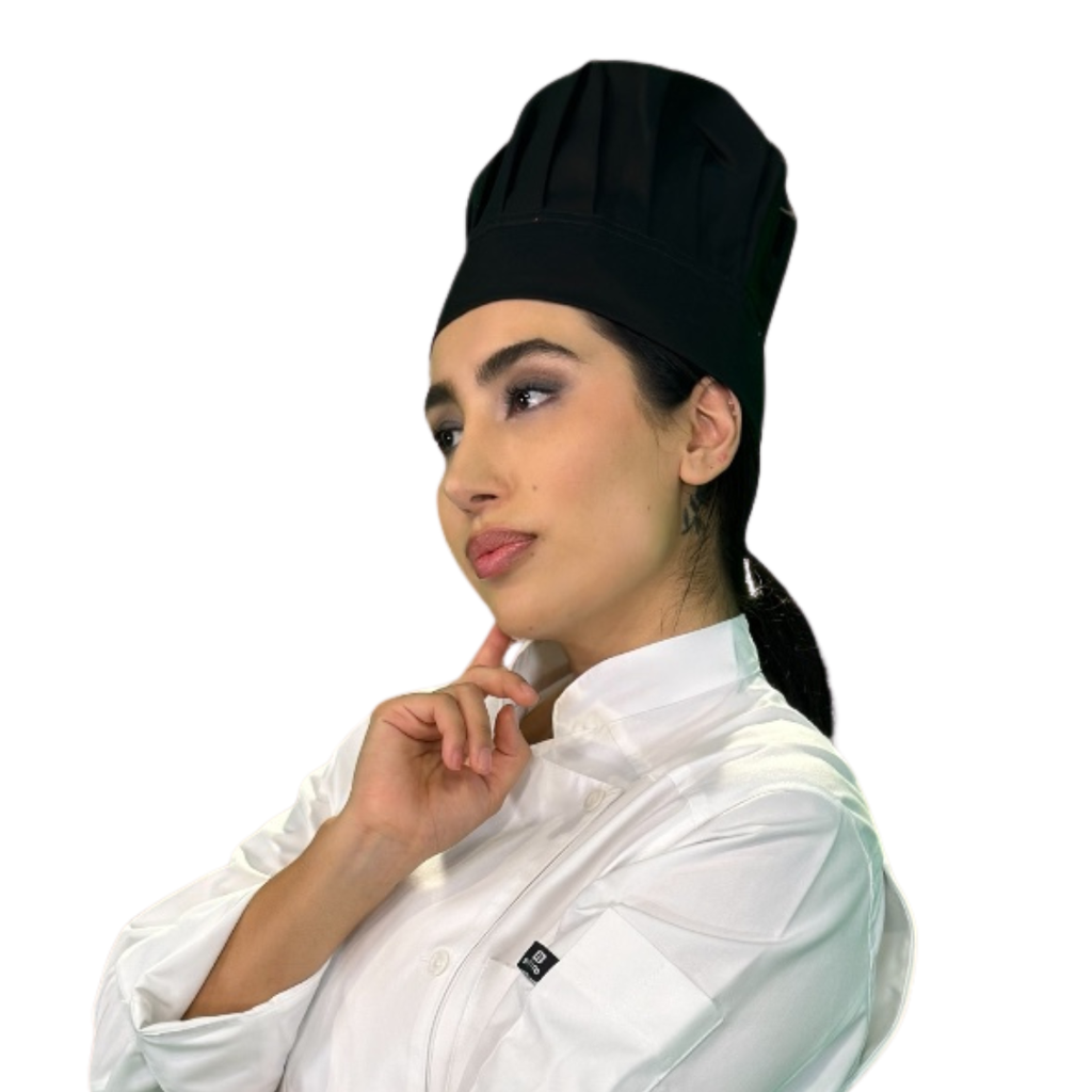 zittro Gorro Pastelero Negro Unisex