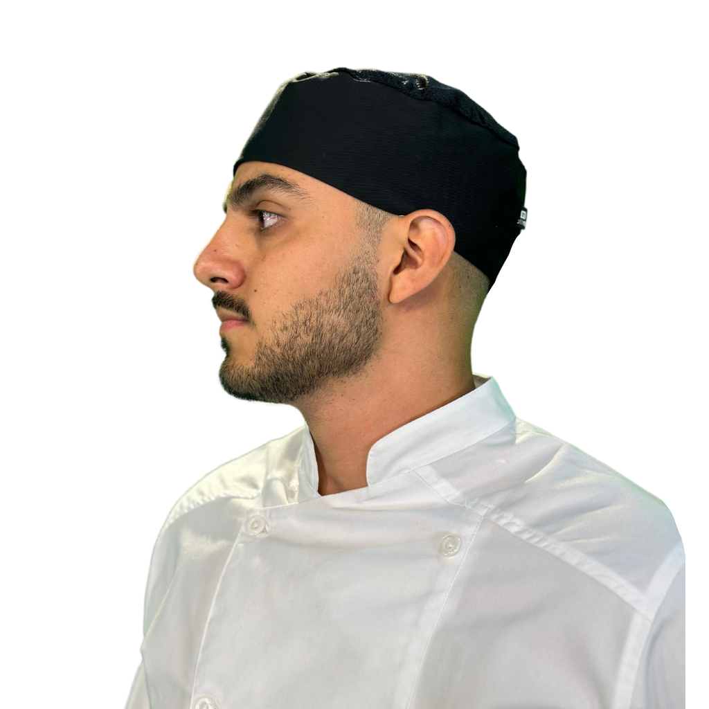 [R93302-010] zittro Cofía De Cocina Chef Negra Unisex